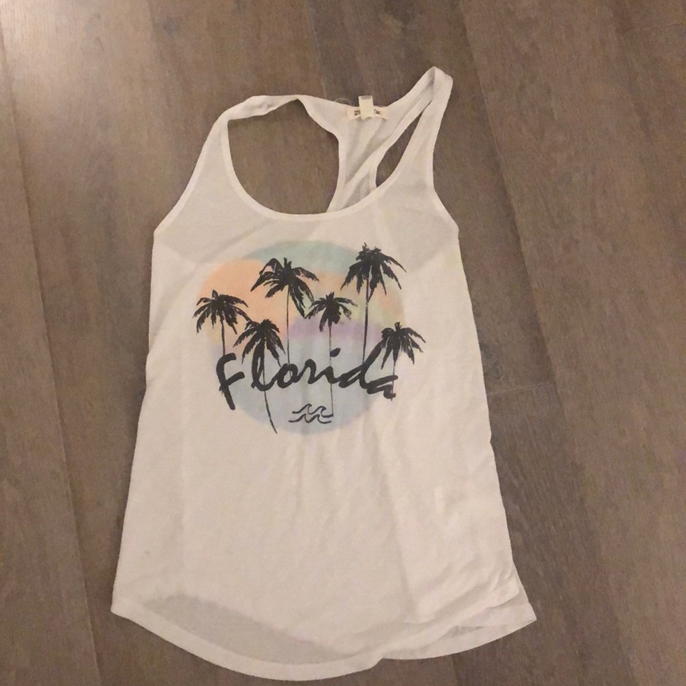 white tank top